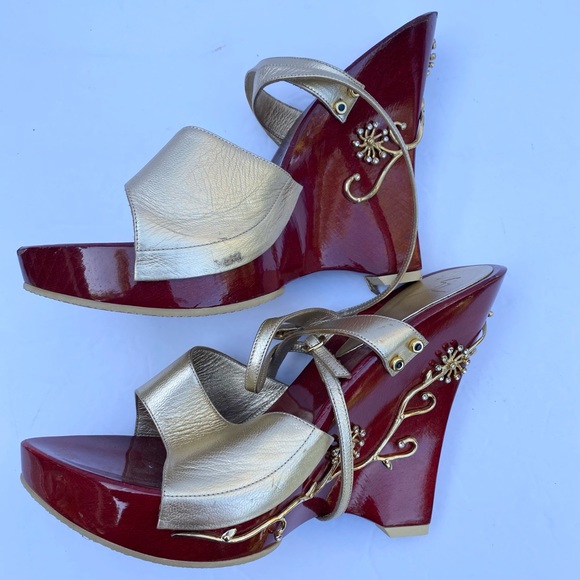 Giuseppe Zanotti wedges Sz 40 - Picture 1 of 9